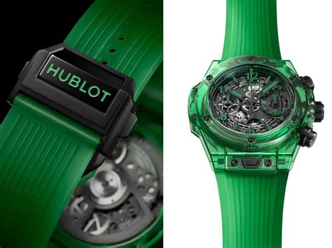 hublot grünes armband|Hublot big bang saxem.